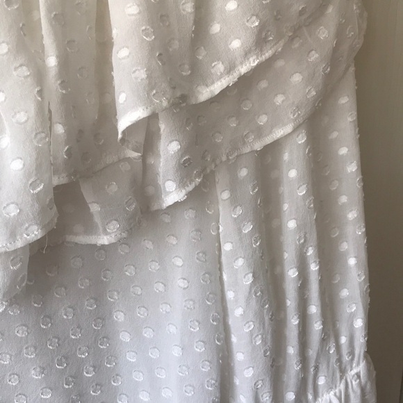 NWT! Parker Lima Swiss dot one shoulder top - Picture 4 of 6